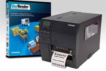 WAREHOUSE MANAGER IN-A-BOX, INCLUDES THERMAL TRANSFER PRINTER AND BARTENDER LABELING SOFTWARE